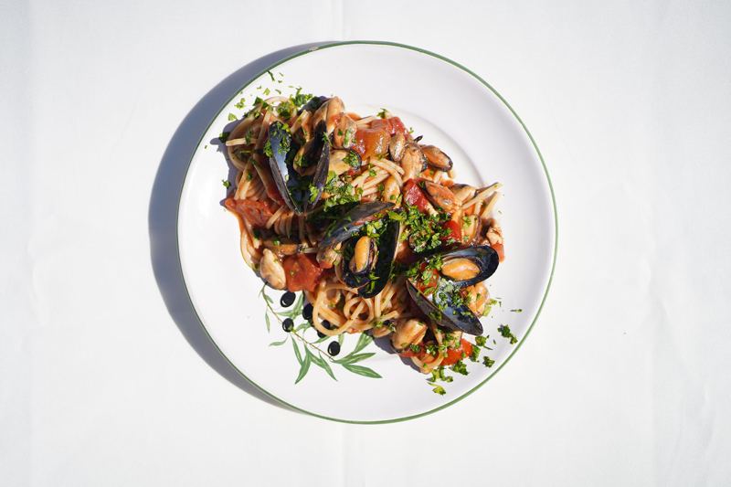 Pasta con le cozze