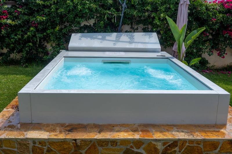 Jacuzzi nel giardino